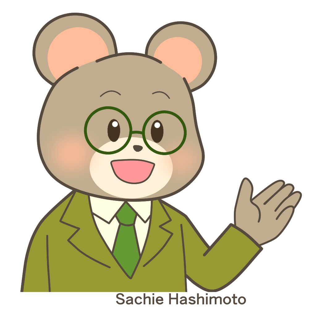 動物イラスト くま先生 新しいアイコン